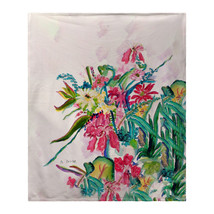 Betsy Drake Multi Floral Fleece Blanket - £51.42 GBP