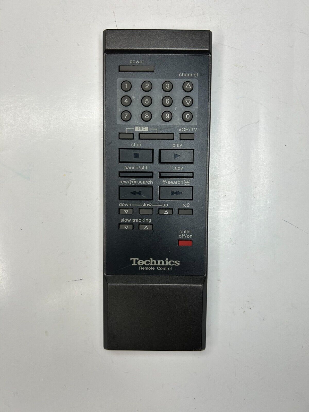 Technics VSQS0427 VCR Remote Control for PV-1643T, PV series, Fits Panasonic  			
