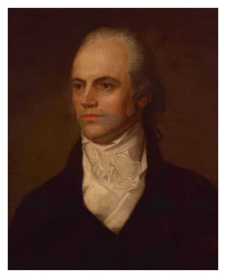 Primary image for AARON BURR 3RD VICE PRESIDENT OF THE UNITED STATES PORTRAIT 8X10 PHOTO REPRINT