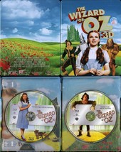 Wizard Of Oz 2D &amp; 3D Steelbook 2 Disc BLU-RAY Judy Garland Warner Video W/CODE - £11.94 GBP