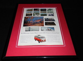 1966 VW Volkswagen Station Wagon 21 Views 11x14 Framed ORIGINAL Advertis... - £35.49 GBP