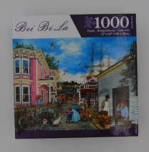 Bei Bi La 1000 Piece Puzzle Groceries Supermarket Lake Ship Old Men Chil... - $9.89