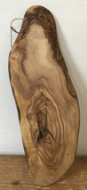 Carved End Grain Knotty Solid Spalted Live Edge Wood Wooden Cutting Boar... - £47.07 GBP
