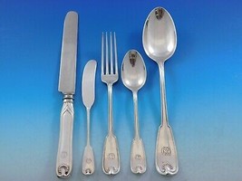 Palm by Tiffany Sterling Silver Flatware Service Set 42 Pieces &quot;CED&quot; Monogram - £3,907.38 GBP