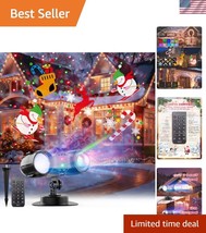 Versatile 3-in-1 Holiday Projector Lights – 21 Effects, Adjustable Angle... - $94.49