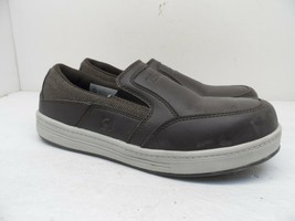 DAKOTA Men&#39;s Slip-On Street Sport STSP Safety Work Shoes 3819 Brown Leat... - $35.62