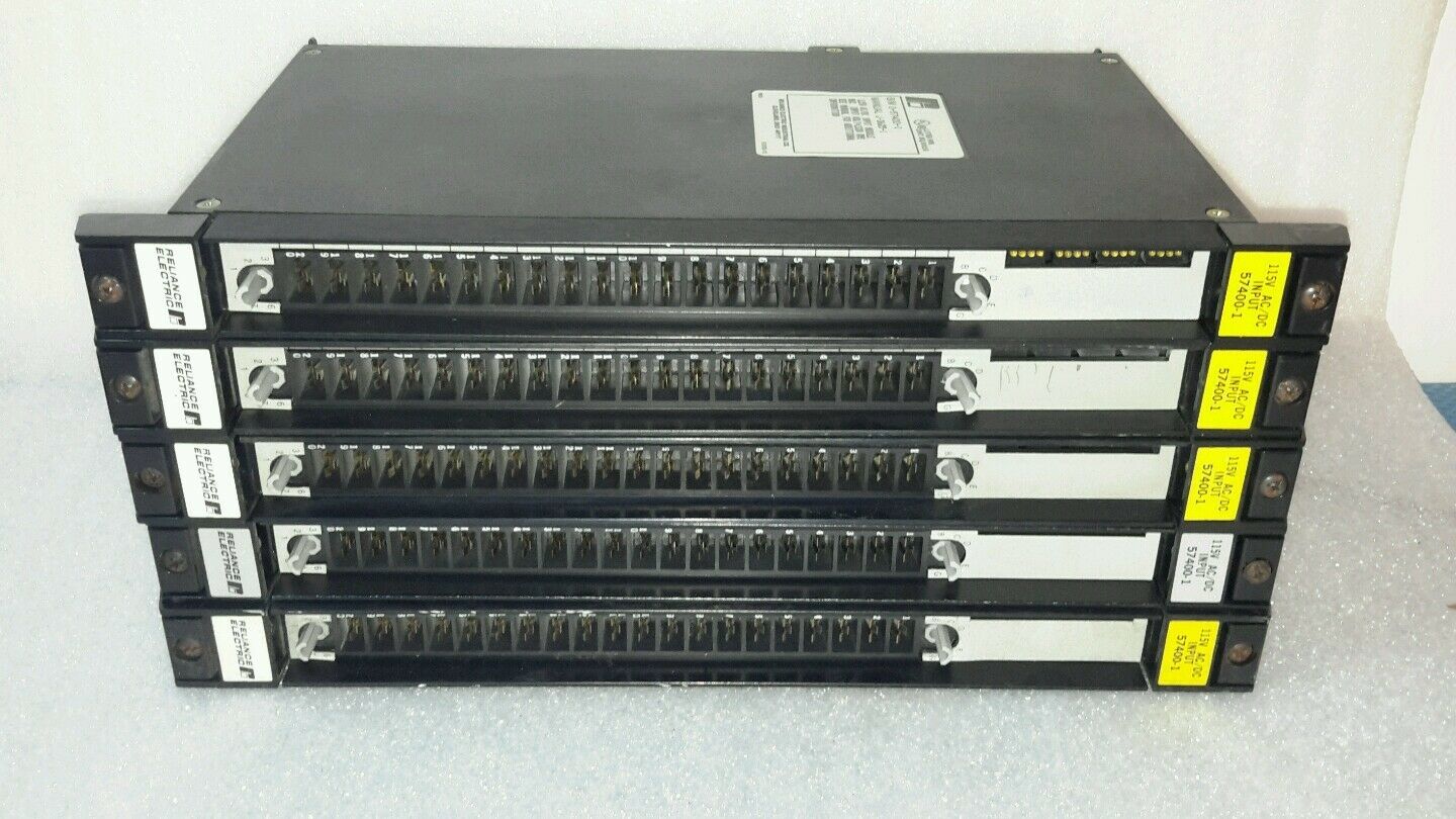 RELIANCE ELECTRIC 0-57400-1 115V INPUT MODULE AC/DC J-3625-1 (LOT OF 5) $29 - $28.76