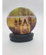 Disney Parks Cinderella Castle Flat Glitter Snow Globe Glitter Sepia Gol... - $25.00