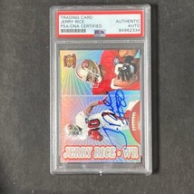 1995 Pacific Collection Topps #190 Jerry Rice Signed Card AUTO PSA Slabbed - £159.86 GBP