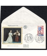 FRANCE Sc# 1842 FDC Unsealed, Unaddressed Marionettes (1982) Postage - $5.20