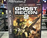 Tom Clancy&#39;s Ghost Recon 2 (Sony PlayStation 2, 2004) PS2 CIB Complete T... - $6.60