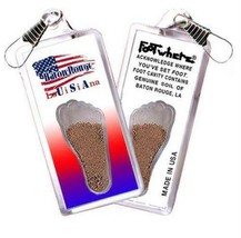 Baton Rouge FootWhere® Souvenir Zipper-Pull. Made in USA - £6.28 GBP