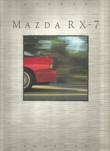1991 Mazda RX-7 sales brochure catalog 1st Edition US 91 Turbo - £9.79 GBP