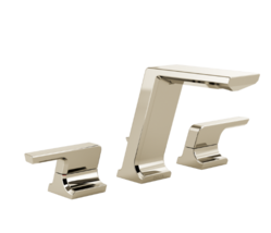 New Polished Nickel Two Handle Widespread Bathroom Faucet by Delta - $522.95