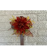 Fall Cemetery, flowers for grave, fall grave decoration, cross for grave - €21,44 EUR