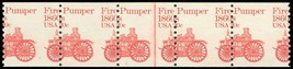 1908, 20¢ Misperfed PNC #1 Error Coil Strip Of Five Stamps * Stuart Katz - $75.00