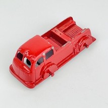 Vintage Tootsietoy Red Fire Truck Die Cast Vehicle Car 3&quot; Good Condition Rolls - £10.89 GBP