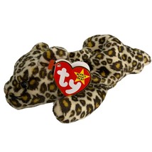 Freckles the Leopard Retired TY Beanie Baby 1996 Spotted Excellent Cond PVC - £5.38 GBP