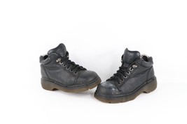 Vtg 90s Dr Martens Womens US 8 UK 6 Goth Grunge Chunky Platform Leather Boots - £116.77 GBP