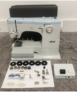Elna Super 62c Sewing Machine elnasuper tavaro with pedal  case VIDEO - $342.02