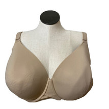 Full Coverage Cacique Lightly Lined Underwire Bra Size 40H Beige RN 118641 - £15.89 GBP