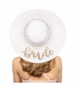 Bride Sun Hat | Bachelorette Beach Gift, Bridal Favor, Honeymoon, Weddin... - £44.88 GBP