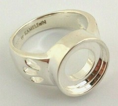 Kameleon Cut Out Shoulder Ring, Sterling Silver, Kr-15, Kr015  Size 6, New - £38.14 GBP