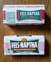 Fels Naptha Heavy Duty Laundry Bar Soap Original &amp; Queen of Clean USA  Lot Two - £14.11 GBP