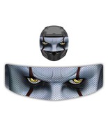 Helmet glass  protector / Motorcycle helmet visor perforated sticker / s... - £12.77 GBP