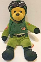Team Beans Authentic United States Air Force Vintage Plush Teddy Bear 8&quot;... - $10.62