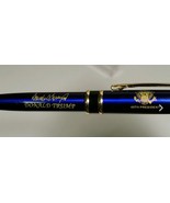 TRUMP PEN DONALD SIGNED EAGLE SEAL OFFICIAL PRESIDENT BLUE GOLD REPUBLIC... - $13.81