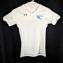 White Volleyball Shirt Womens XS VC Under Armour Form - $20.51