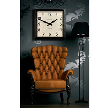 George Nelson Style UK Mid Century Modern Fabulous Retro Wall Clock Black - $239.00