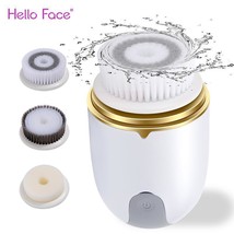 Hello Face Ultrasonic Cleaner Electric Sonic Facial Cleansing Brush Face Brush D - £15.81 GBP