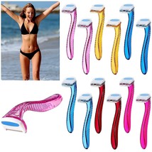 12 Pk Womens Bikini Line Razor Shave Brazilian Hair Shaver Trimmer Legs ... - £11.73 GBP