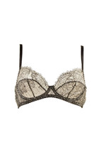 AGENT PROVOCATEUR Womens Bra Luxurious Glossy Non Padded Black Size S - £99.50 GBP