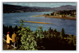 Evergreen Highway Overlooking Columbia River Washington State Postcard Unpost - £3.90 GBP