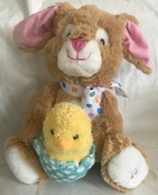 Cuddle Barn Hip &amp; Hop Bunny Chick Animated  Easter “Here Comes Peter Cottontail” - £15.97 GBP