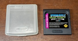 Jeopardy Sports Edition Sega Game Gear Cartridge with case - £9.65 GBP