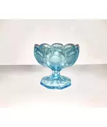 Fostoria Coin Blue Glass Small Compote - $25.00