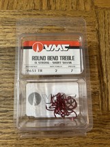 VMC Round Bend Treble Hook Size 2 - £9.45 GBP