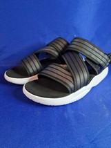 adidas Women&#39;s 90s Regular Fit Swim Slide Sandals, Black  Size 10 EG7647 - $37.39