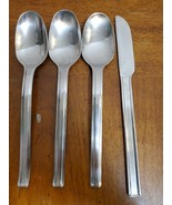 Towle Supreme Cutlery INGRID Stainless Satin Handle Silverware Soup Spoo... - $127.89 MXN