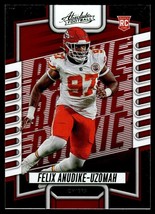 2023 Panini Absolute Felix Anudike-Uzomah Rookie Kansas City Chiefs #162 Green - $1.24