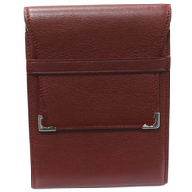 Cartier Bordeaux Leather Wallet L3000580 Women Brown One Size - £377.51 GBP