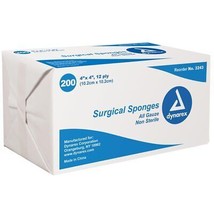 Dynarex Gauze Sponge Non-Sterile 200/Box - £4.78 GBP+