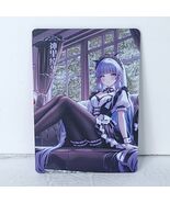Ayaka Glitter Acylic Neko Premium Waifu Card Anime Girl Art Oversized Bo... - €11,98 EUR