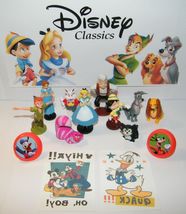 Disney Classic Movie Party Favors Set 14 Peter Pan Alice In Wonderland Pinocchio - £12.60 GBP