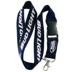 Universal Bud Light Lanyard Keychain ID Badge Holder Quick Release Buckle - $7.99