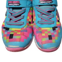 Skechers MegaCraft Women&#39;s Sz 5 Air Cooled Memory Foam Shoes Pink Yellow... - £17.15 GBP